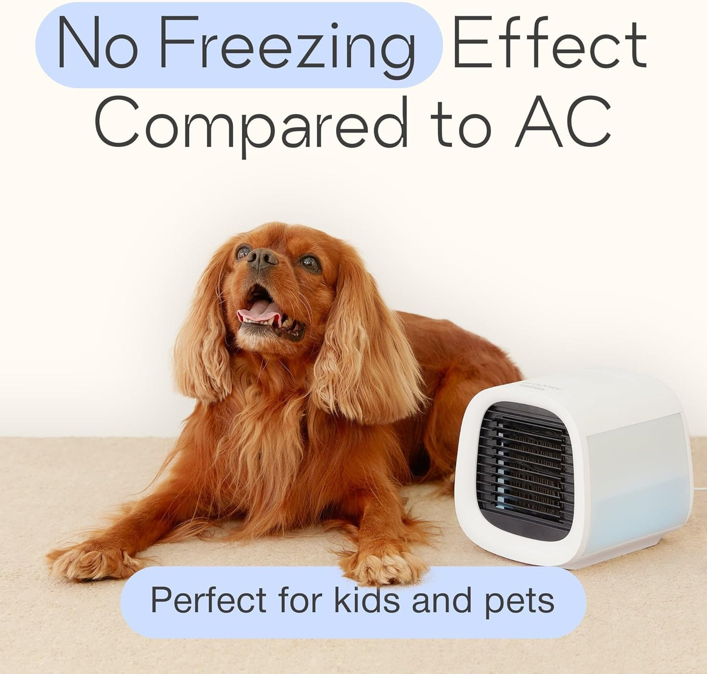Evapolar Portable AC Unit- Small Personal Air Conditioners - Mini Evaporative Air Cooler for Desk and Camping - Swamp Cooler - Evachill, Blue