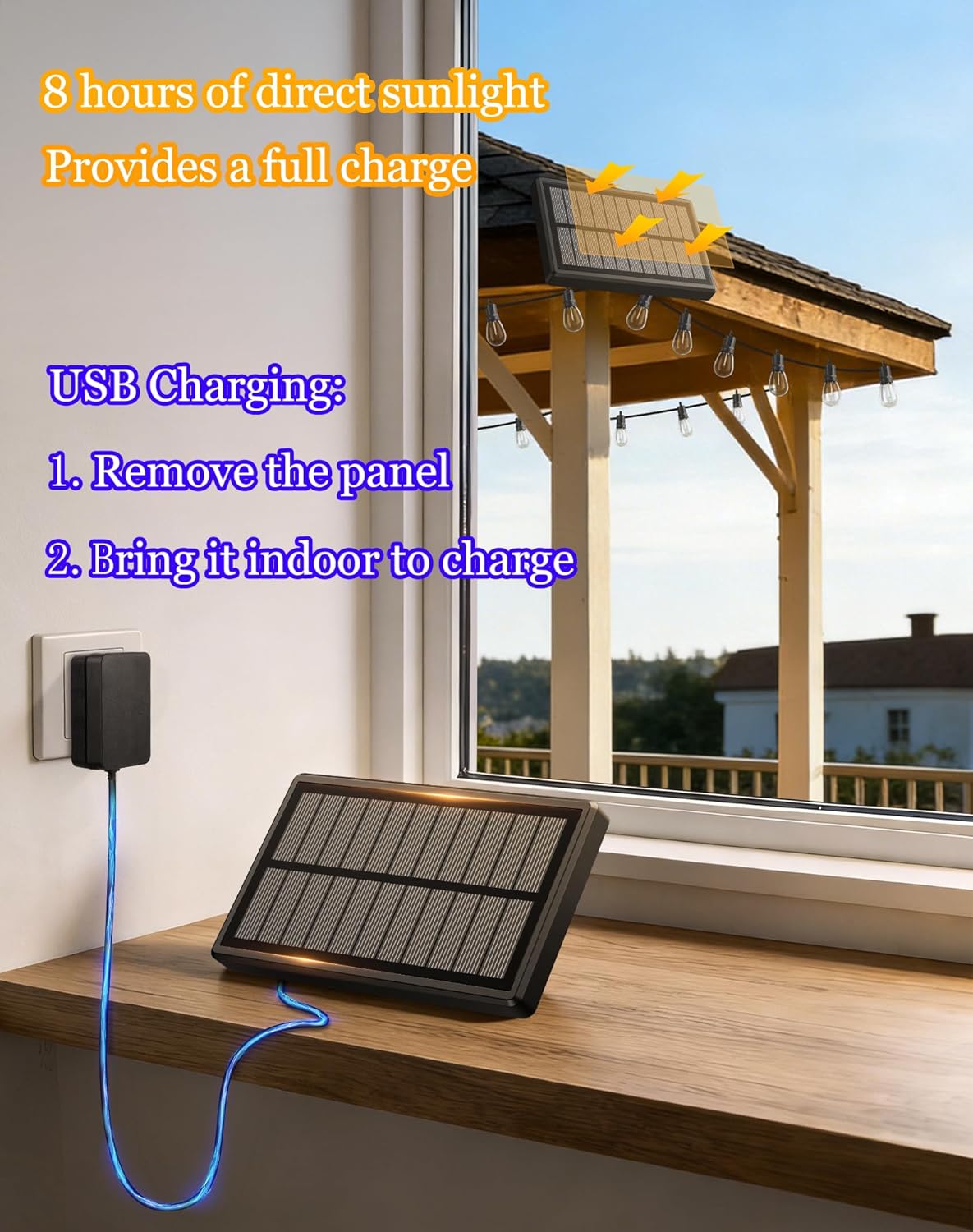 50ft-Solar-Powered-Lights-Outdoor-Waterproof-String Lights-Outside-Patio-Yard-Garden-Fence-Backyard-Deck-Porch-Balcony-Patios-Camping-Battery-Operated-LED-Fairy-Strip-Lighting-Hanging-Edison-Bulbs-S14