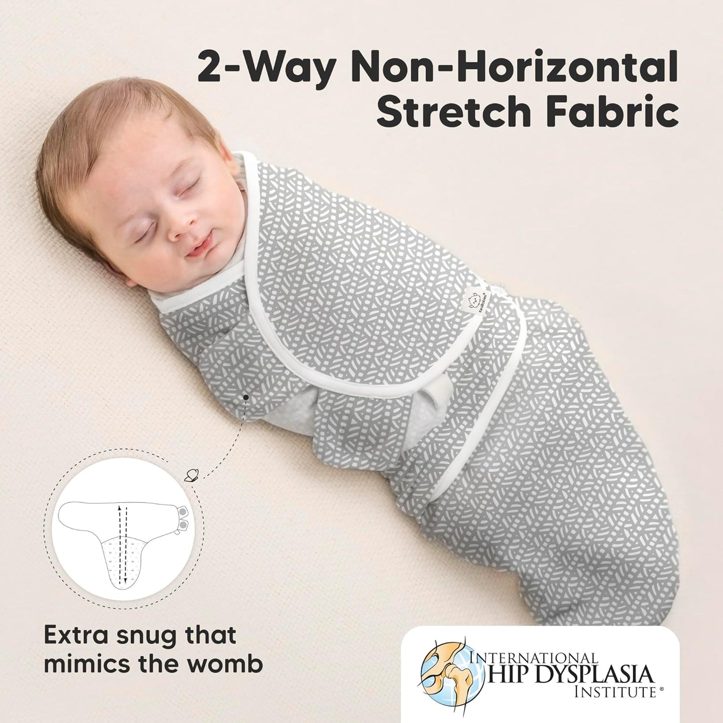 KeaBabies 3-Pack Organic Baby Swaddle Sleep Sacks - Swaddles for Newborns, Infant 0-3 Months, Baby Girls, Boys, Soft & Snug Newborn Sleep Sack, Nursery Swaddling Blankets (Nordic, OS)