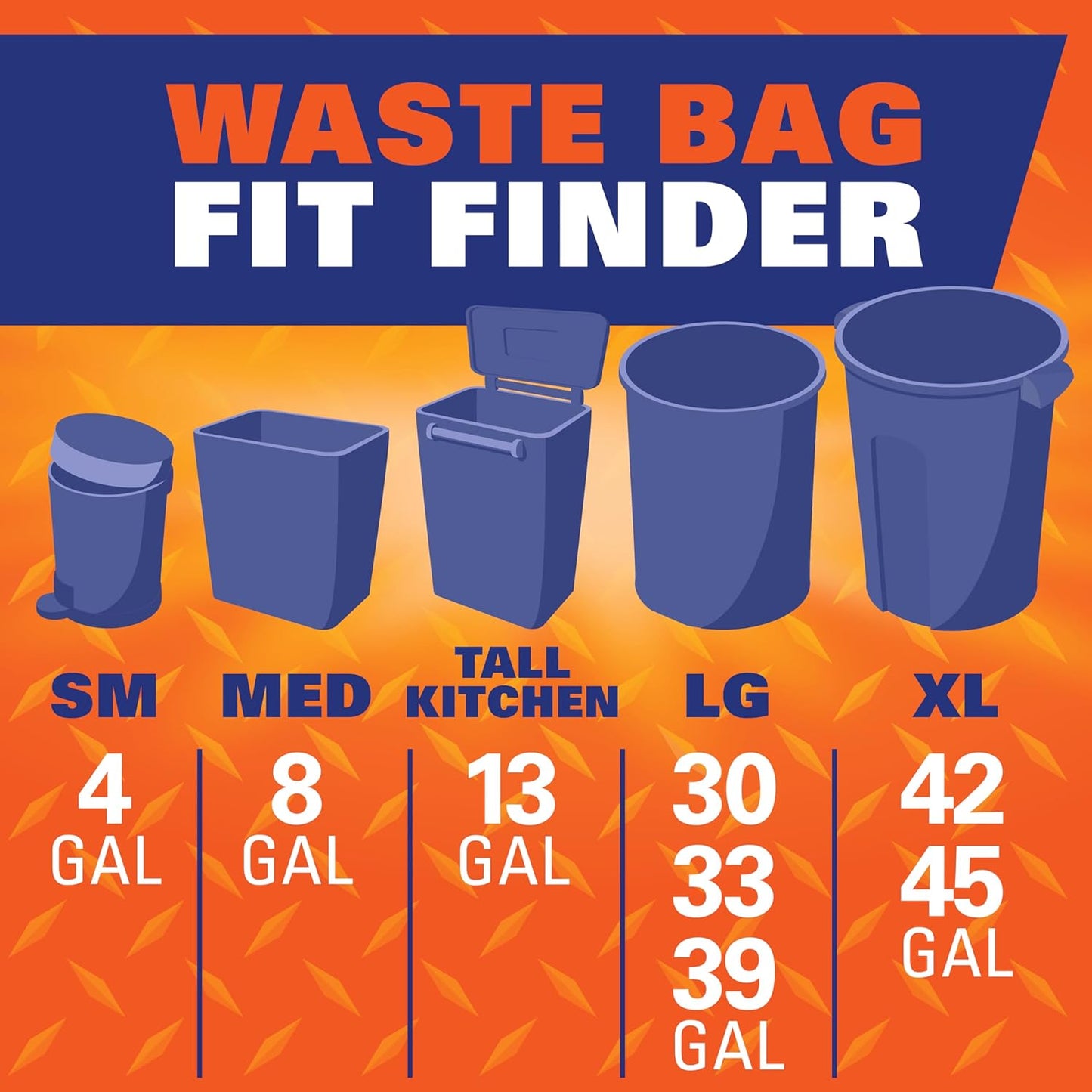 Hefty Strong Large Trash Bags, Black, 30 Gallon, 74 Count