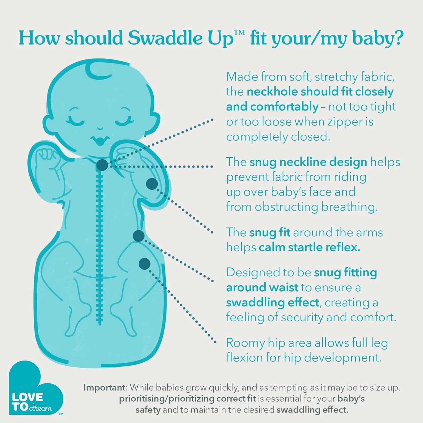 Love to Dream Swaddle UP, Baby Sleep Sack, Self-Soothing Swaddles for Newborns, Get Longer Sleep, Secure Fit Helps Calm Startle Reflex, Newborn Essentials for Baby, 1.0 TOG, Medium 13-19 lbs, Coral