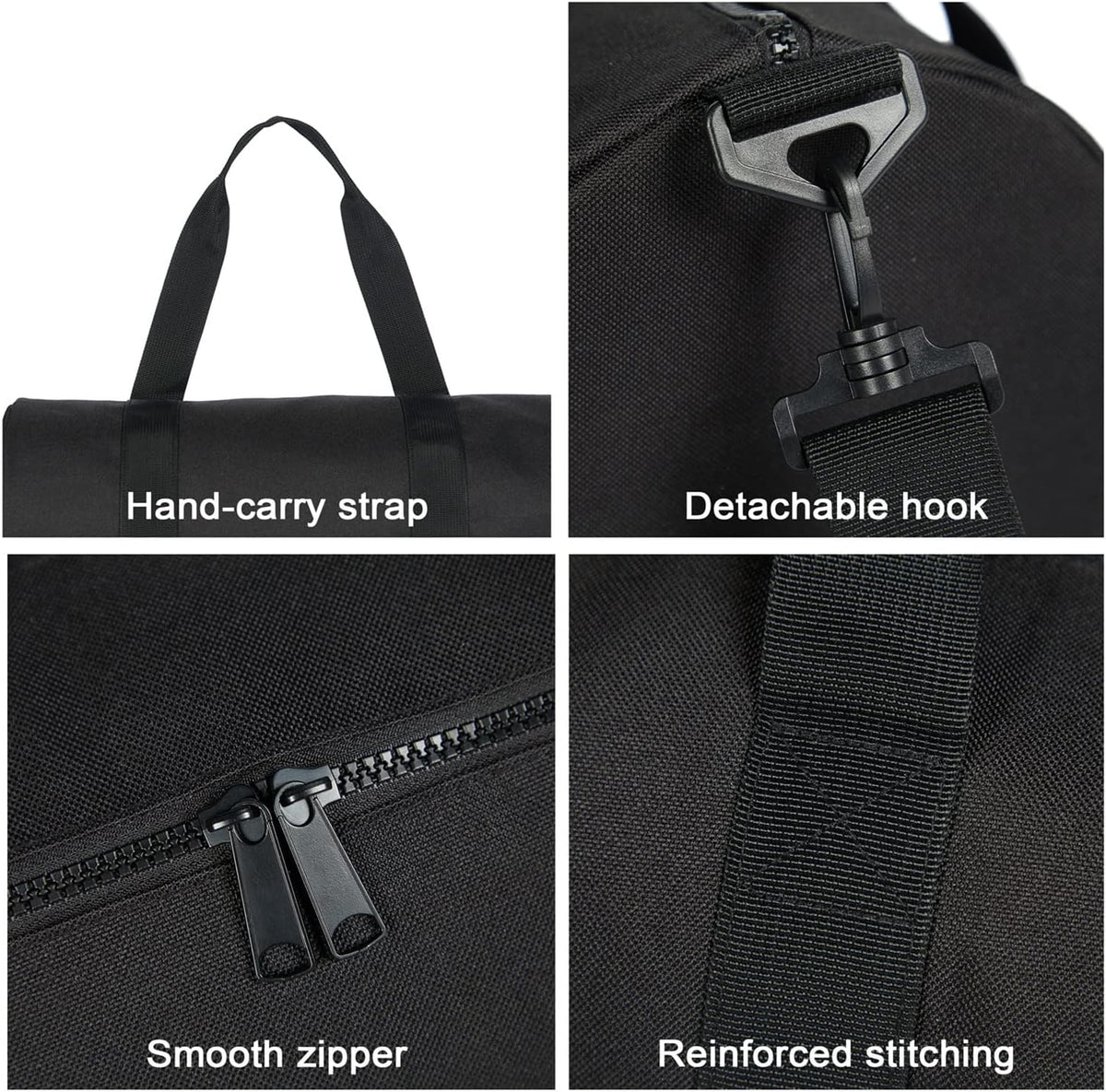 Small Gym Bag Duffel Bag for Women Men Fitness Sports Bag Workout Adjustable Detachable Shoulder Strap Lightweight Carry on Travel Duffle Bag