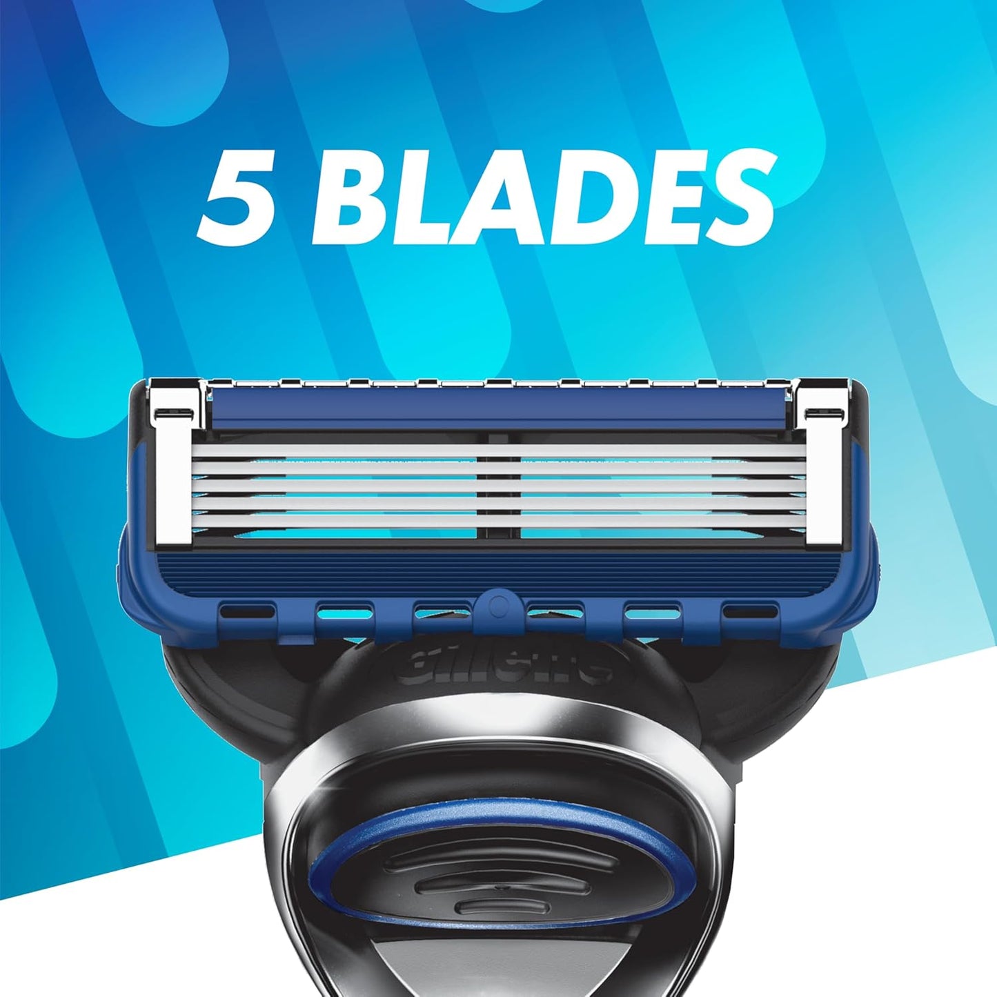 Gillette 5 Men's 5-Blade Razor Blade Refills, 12 Count