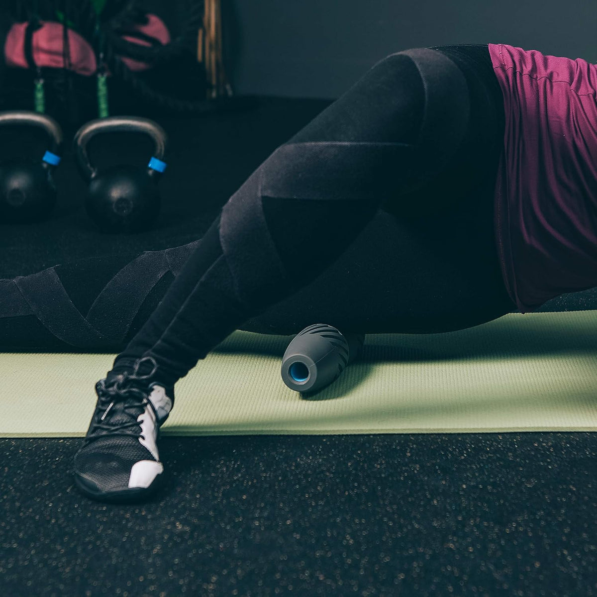 RAD Helix – Compact High-Density Exercise Foam Roller – Deep Tissue Myofascial Release for Back, Quads, Hamstrings & More – Muscle Recovery Tool for Stretching & Mobility