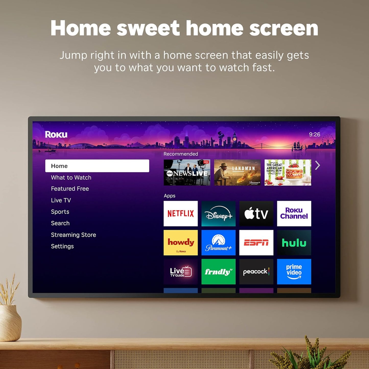 Roku Streaming Stick HD — HD Streaming Device for TV with Roku Voice Remote, Free & Live TV