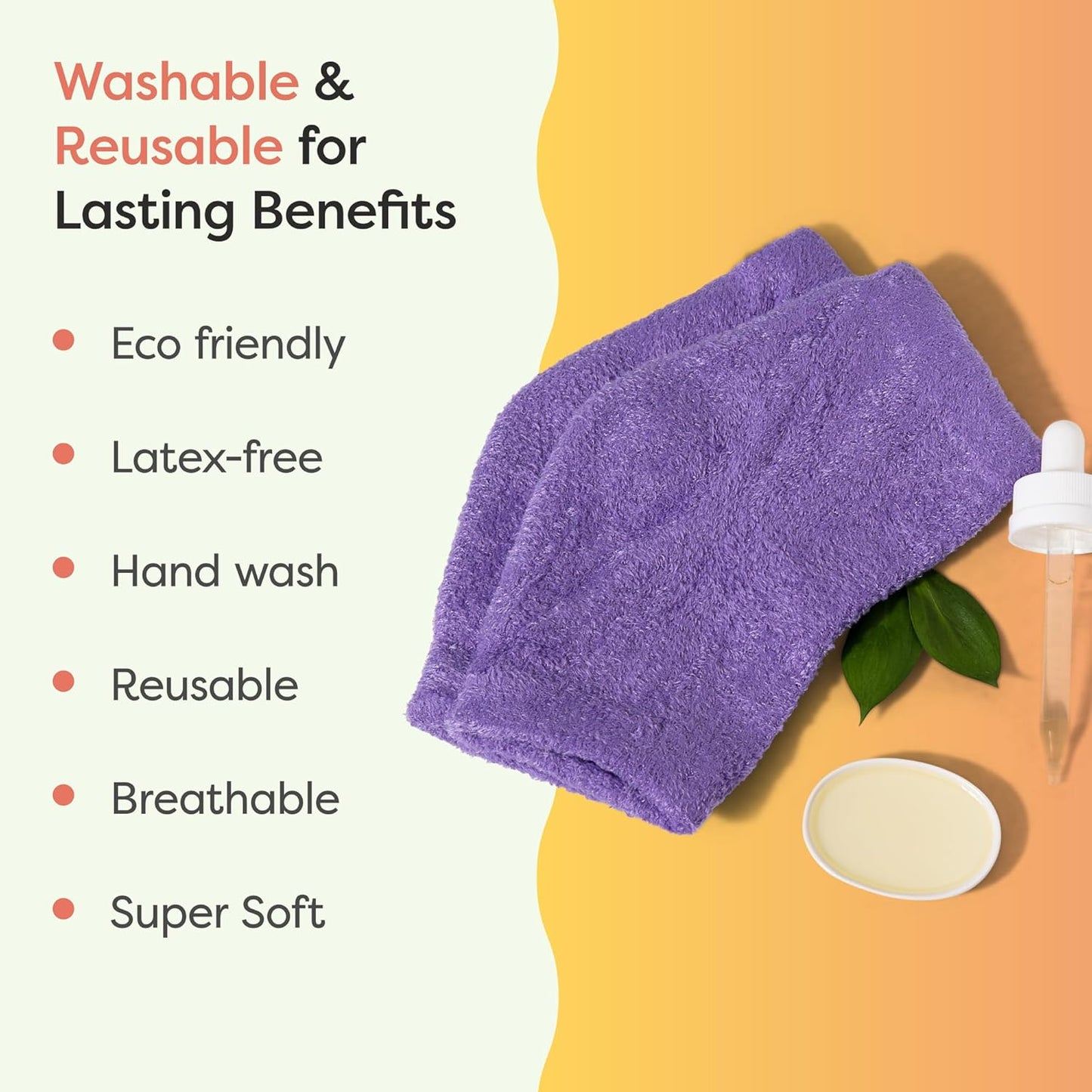 ZenToes Moisturizing Socks for Cracked Heel Treatment, Vitamin E, Olive Oil and Jojoba Oil Infused Heel Socks, Spa Gifts for Women, Relaxation Gifts for Women (Fuzzy Lilac Purple, Regular)