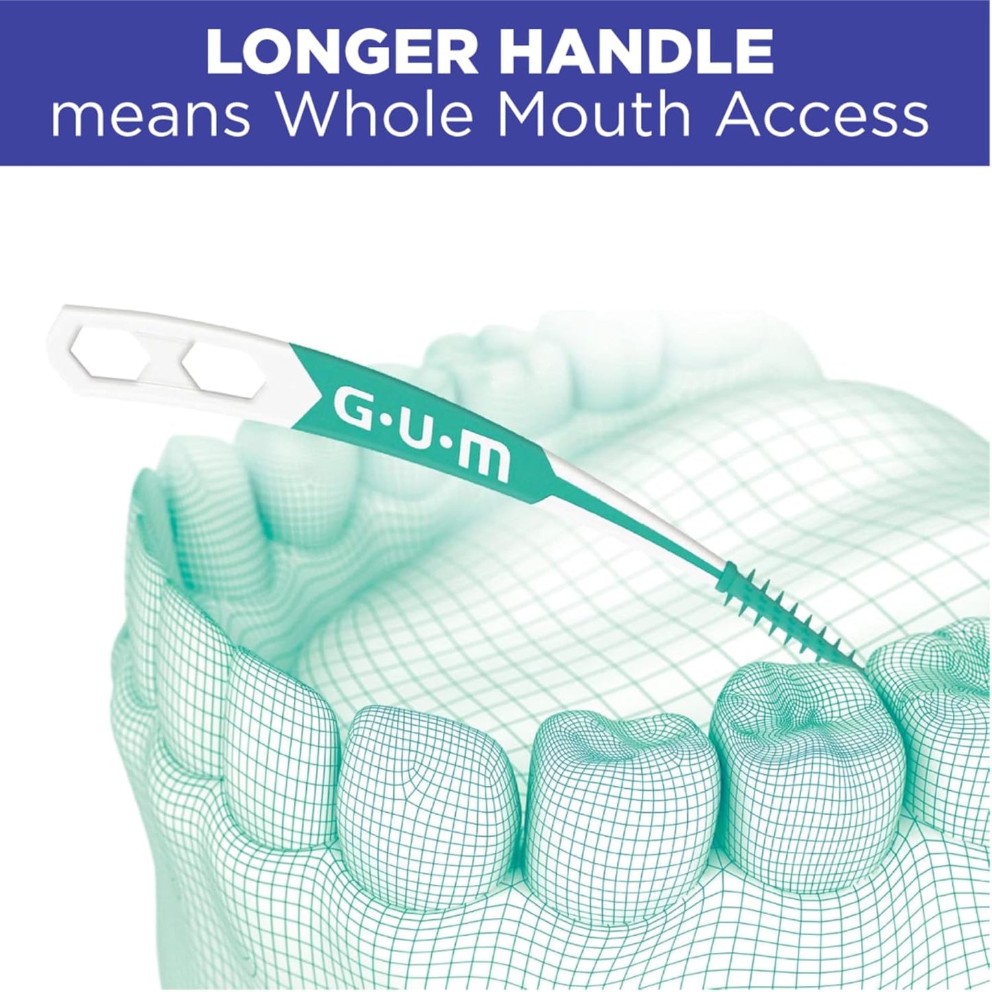 GUM Soft-Picks Advanced – Easy-to-Use Interdental Picks for Plaque Removal & Gum Health with Convenient Carry Case, Dentist Recommended, 90 Count (Pack of 3) 270 Total