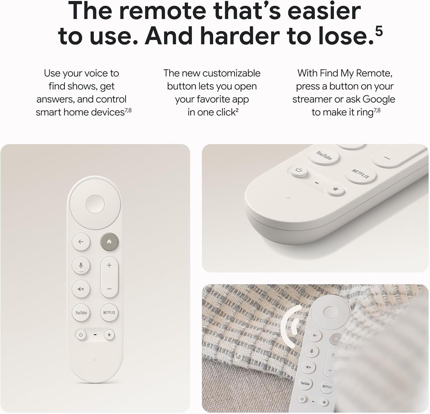 Google TV Streamer 4K - Fast Streaming Entertainment on Your TV with Voice Search Remote - Watch Movies, Shows, Live TV, and Netflix in 4K HDR - Smart Home Control - 32 GB of Storage - Hazel