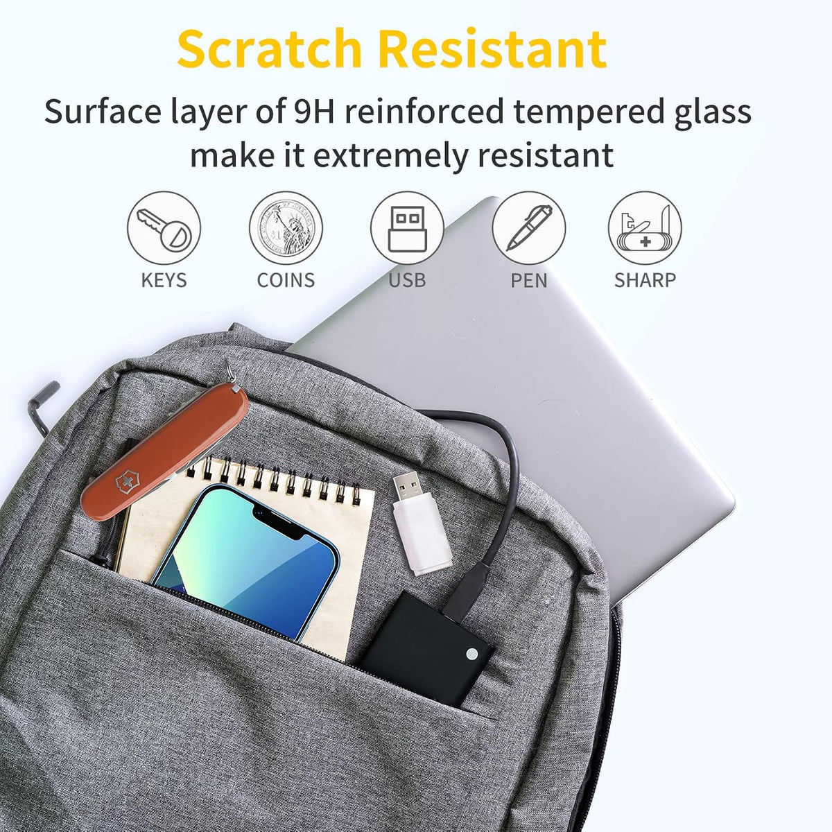 UNBREAKcable 3-Pack Screen Protector for iPhone 13 mini Tempered Glass
