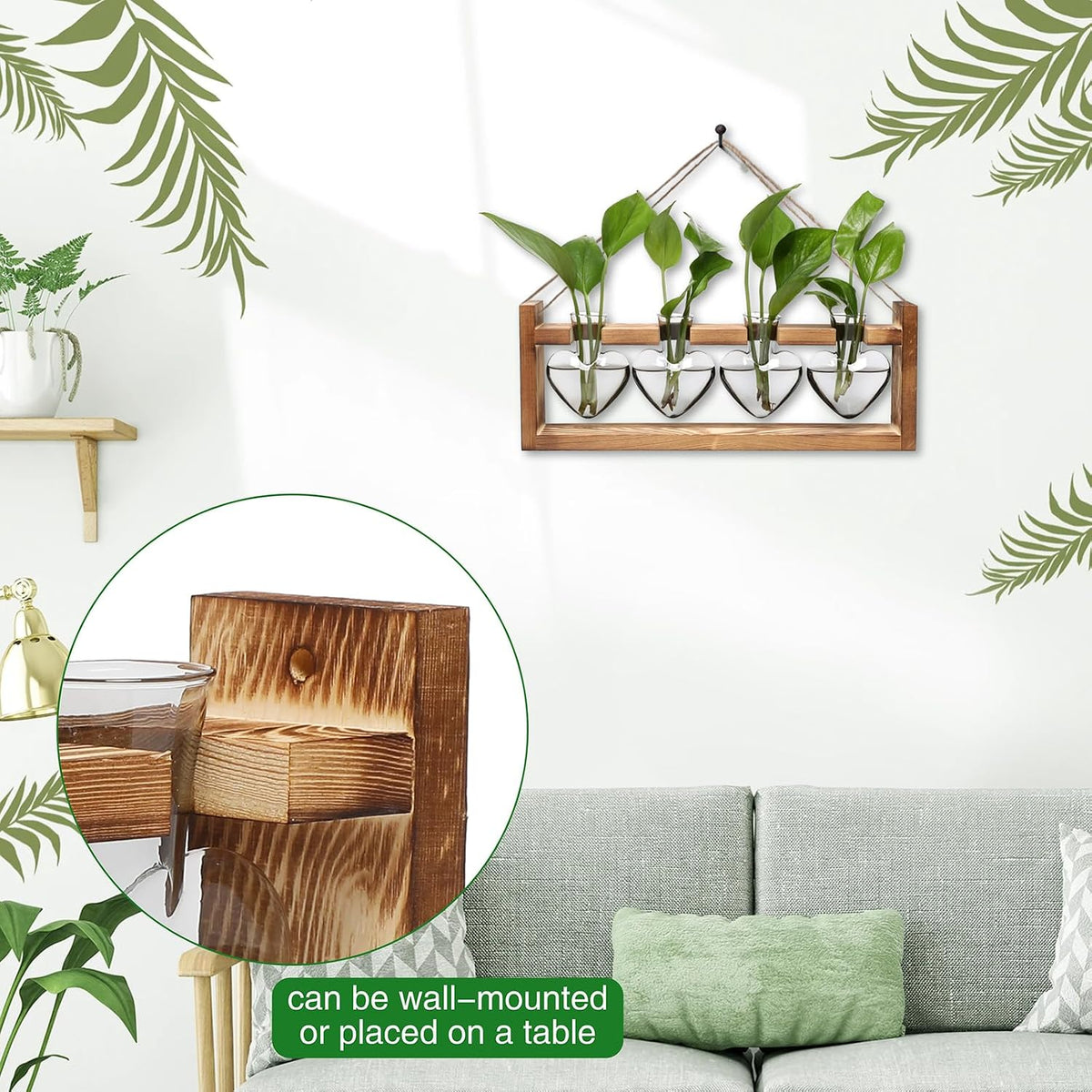 Plant Propagation Stations Heart Plant Terrarium Kit