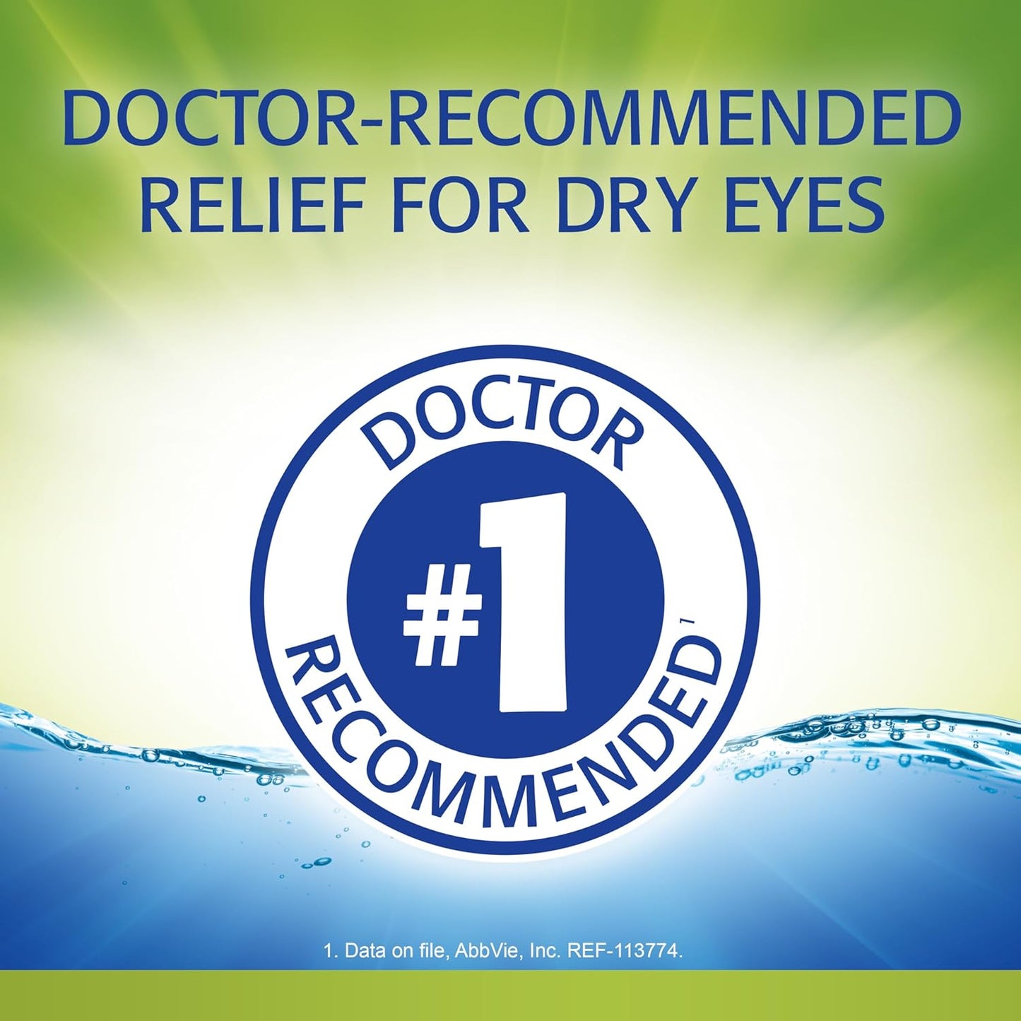 Refresh Relieva Lubricant Eye Drops For Dry Eyes, 0.33 Fl Oz Sterile