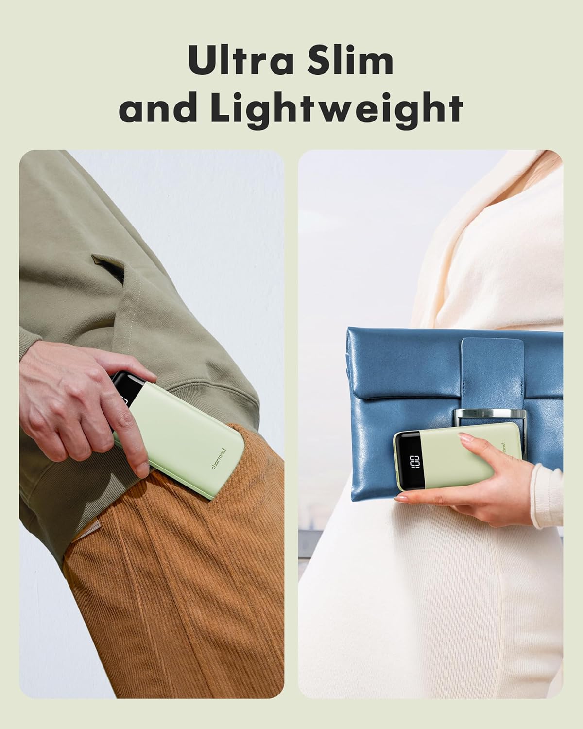 charmast Portable Charger with Reinforced Built-in 4 Cables,10000mAh Power Bank Travel Essentials 6 Outputs 3 Inputs 3A Fast Charging Compatible with iPhone iPad Samsung Google Pixel LG Moto etc.
