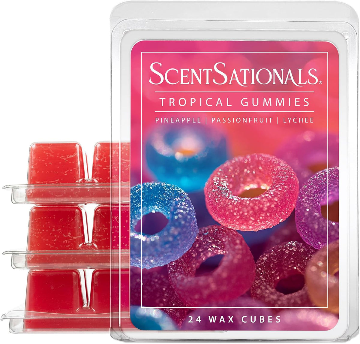 Scentsationals Grape Candy Scented Wax Melts 10oz (24 Cubes)