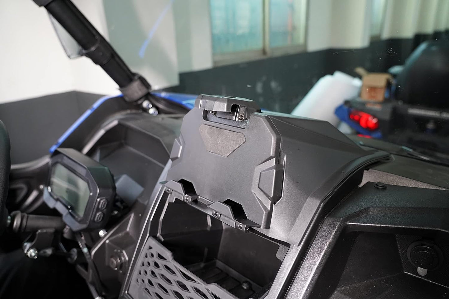 KEMIMOTO UTV Tablet Holder Compatible with KRX 1000, Electronic Device Phone GPS Holder Storage Mount Compatible with Kawasaki Teryx KRX 1000 2020 2021 2022 2023 2024 2025 Accessories