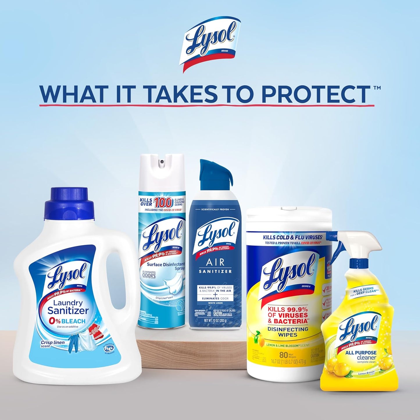 Lysol Disinfectant Spray, Household Cleaning Supplies, Disinfecting Multi-Purpose Room Spray, Antibacterial Sanitizer, Deodorizer, Kills Hantavirus, Crisp Linen, 19 Fl Oz (Pack of 2)