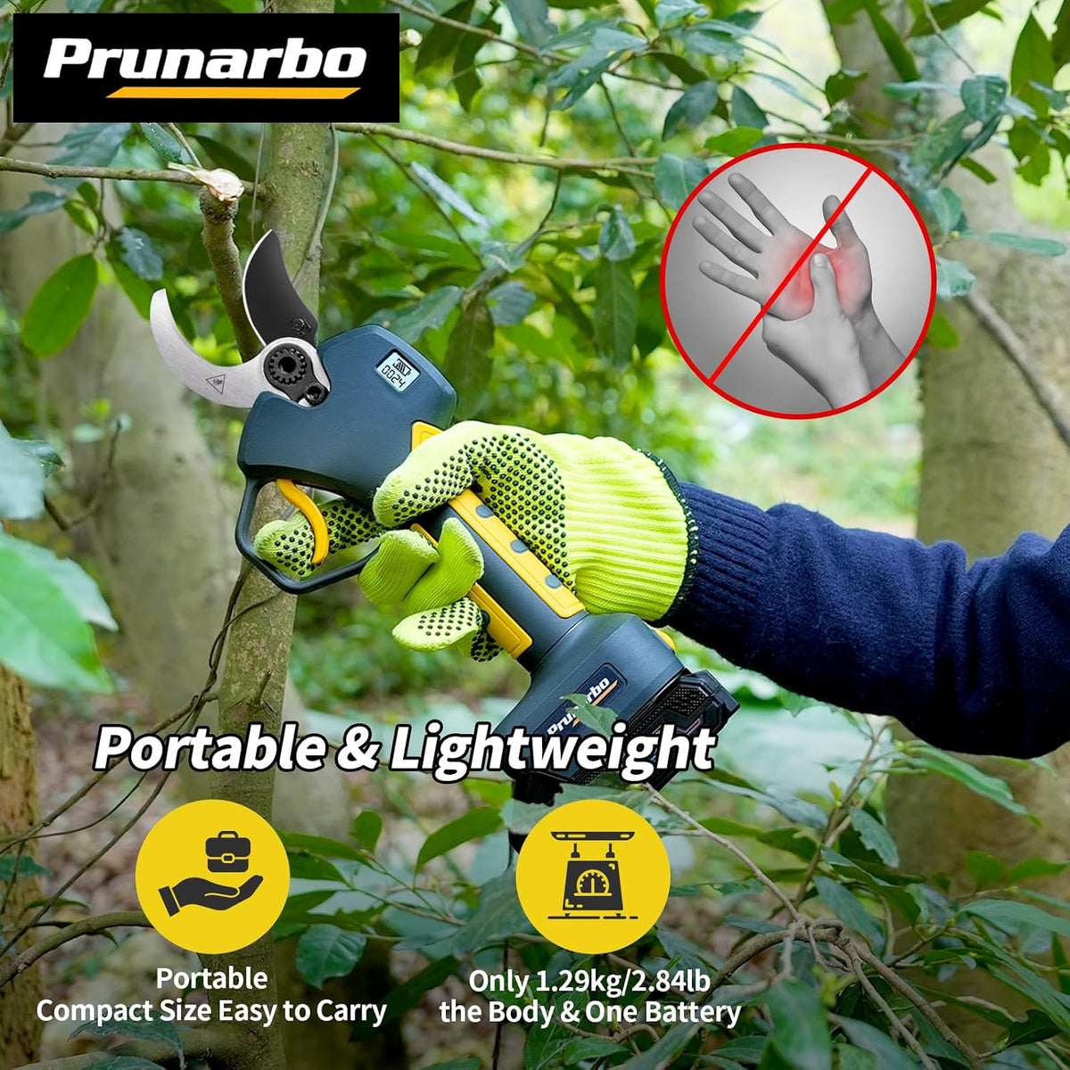 40mm Cordless Pruning Shears Tool Only, Compatible with Makita