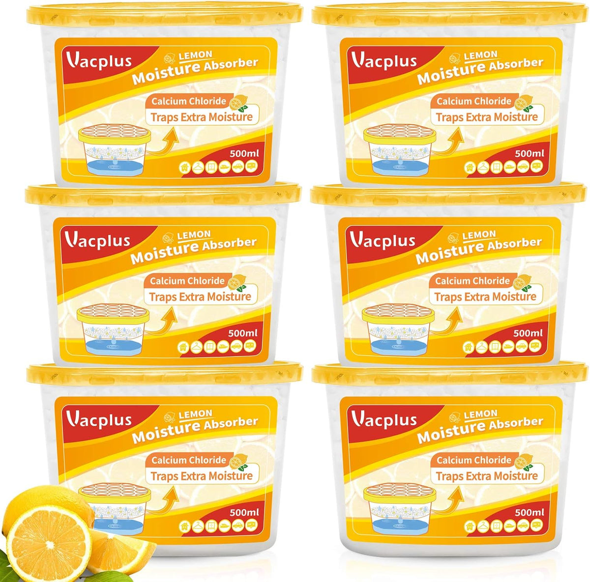 Vacplus Moisture Absorber, 10.5 OZ, Strong Absorption, Fresh Linen Scent