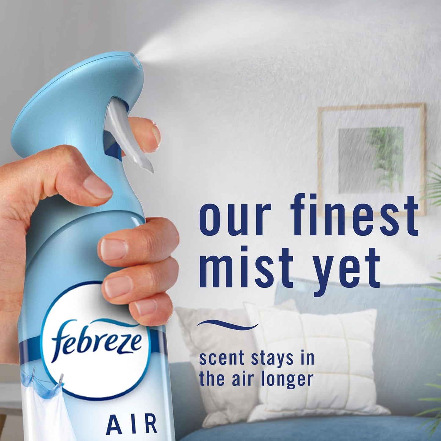 Febreze New & Improved Air Mist Scent Mix, Air Freshener, Home and Kitchen Essentials, Odor Fighting Room Spray, 8.1 oz bottle, 3 Count