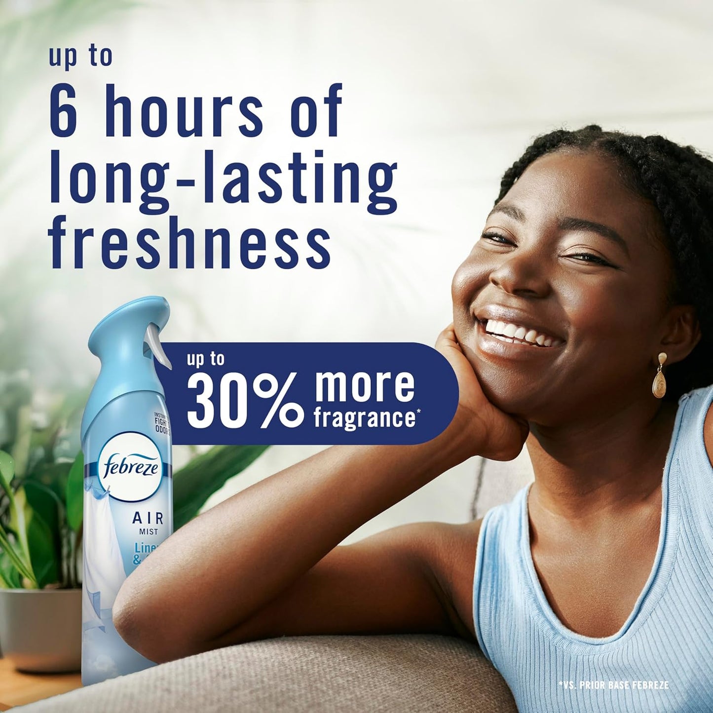 Febreze New & Improved Air Mist Scent Mix, Air Freshener, Home and Kitchen Essentials, Odor Fighting Room Spray, 8.1 oz bottle, 3 Count