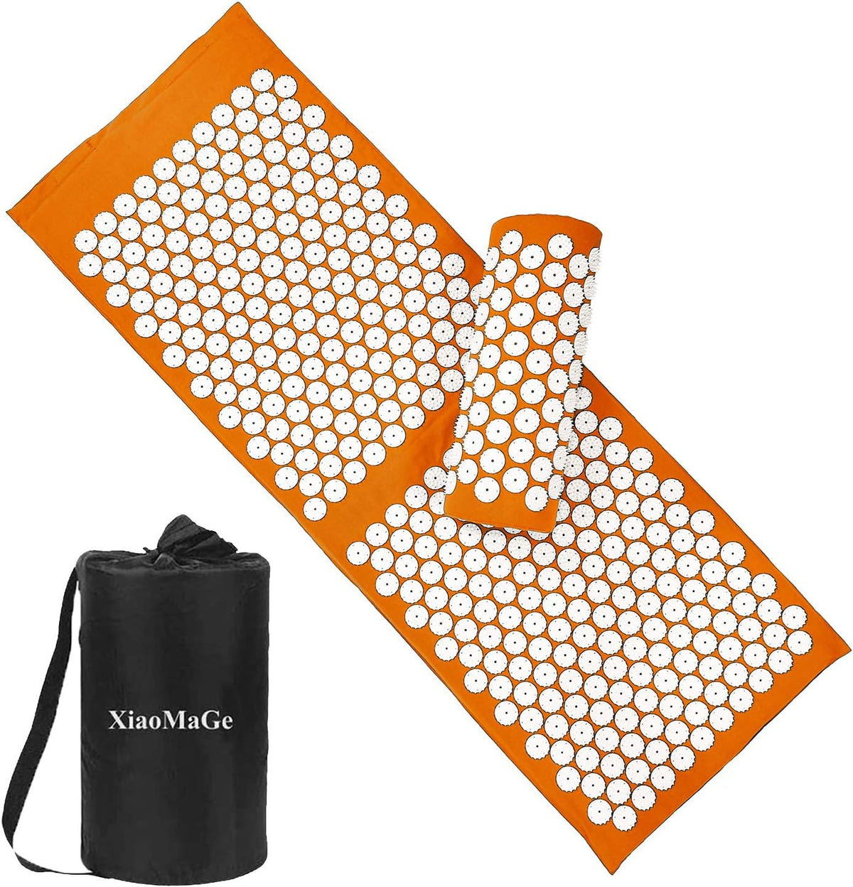 XiaoMaGe 28.7" Acupressure Mat and Pillow Set with Carry Bag (Purple)