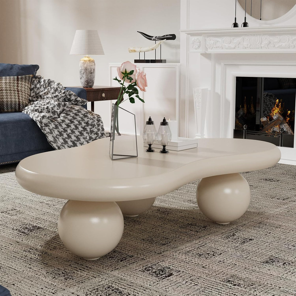 Cloud Shaped Irregular Coffee Table