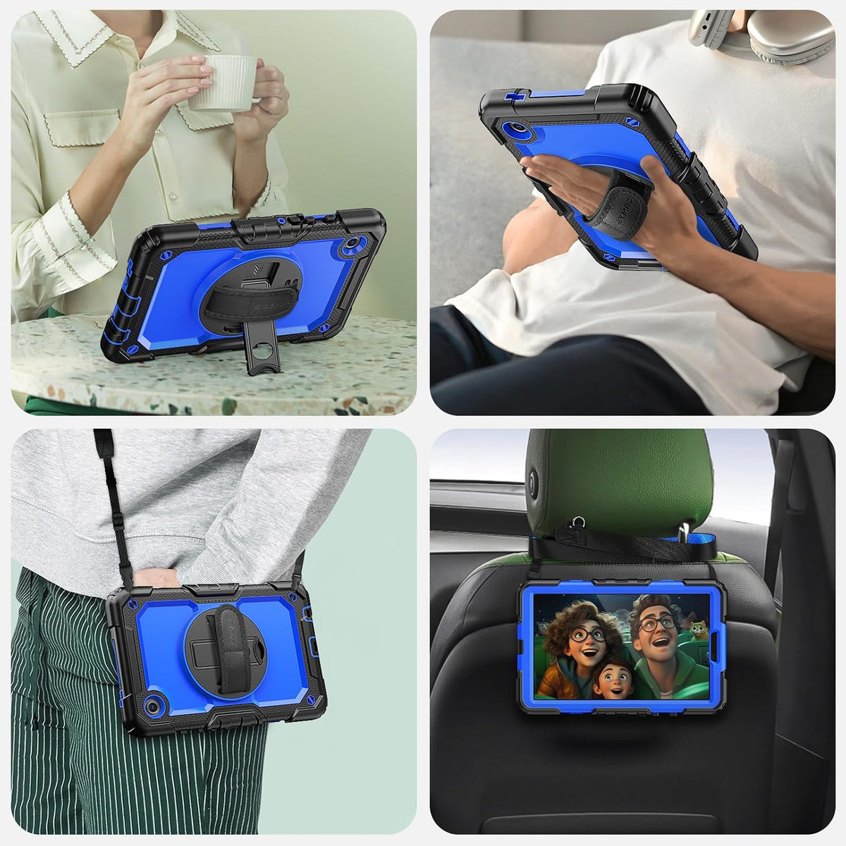 SEYMAC Case for Samsung Galaxy Tab A11/A9 8.7", Blue