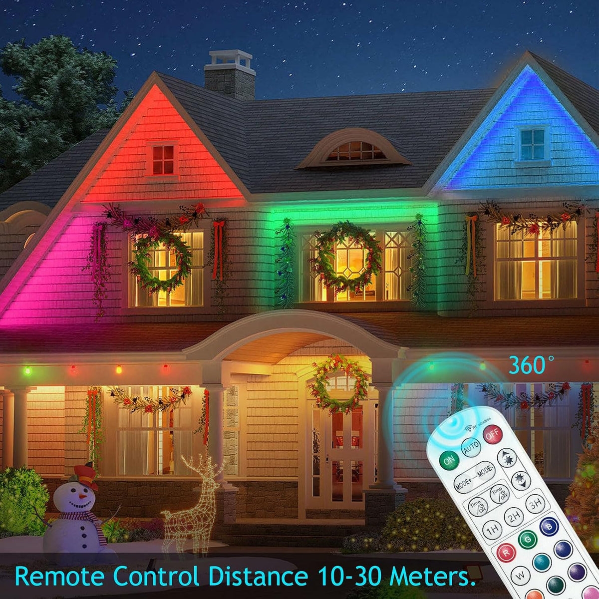 72W Outdoor Wall Washer Light, 48'' Dimmable 5000K RGB LED Wall Washer Light Bar,120V IP67 Waterproof LED Stage Light for Patio Church Landscape Yard Garden 1 Pack