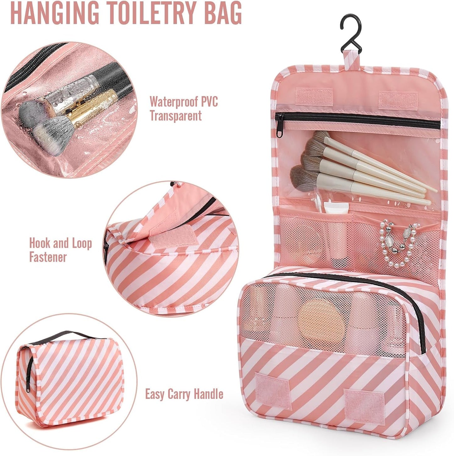 Veken 8 Set Packing Cubes for Travel Essentials, Suitcase Organizer Bags in 4 Sizes, Carry-On Luggage Accessories with Laundry Bag, Airplane Must Have, Gifts for Women Men