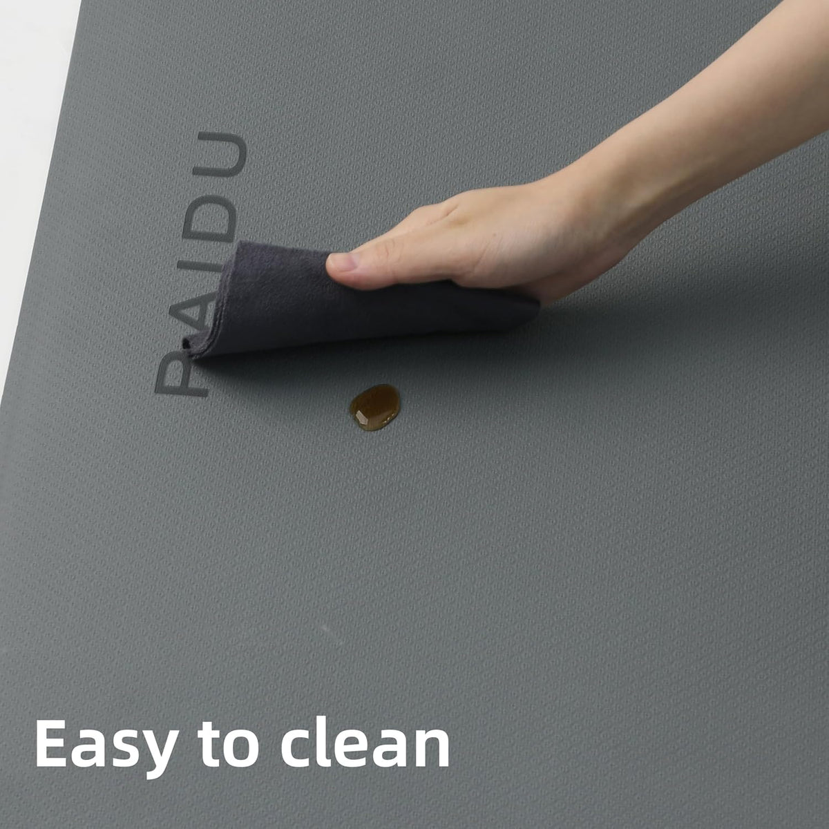 PAIDU POE Yoga Mat （10mm）Extra Thick Fitness Mat 72"x24" with Carry Strap