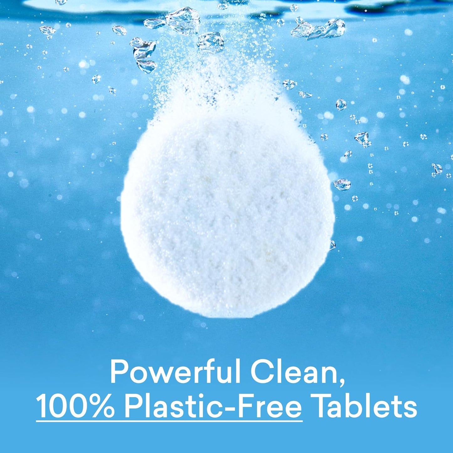 BLUELAND Laundry Detergent Tablets, Starter Set, 60 Count with Tin, Plastic-Free Eco-Friendly Pods, Sheets, Liquid Alternative - Fragrance Free and Clear, Natural, Gentle