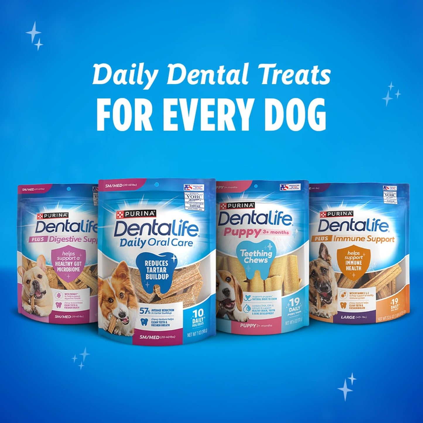 DentaLife Daily Oral Care Dog Treats for Small and Medium Dogs, Chewy Dental Treat to Freshen Breath and Fight Tartar, Chicken Flavor - 40 ct. Pouch
