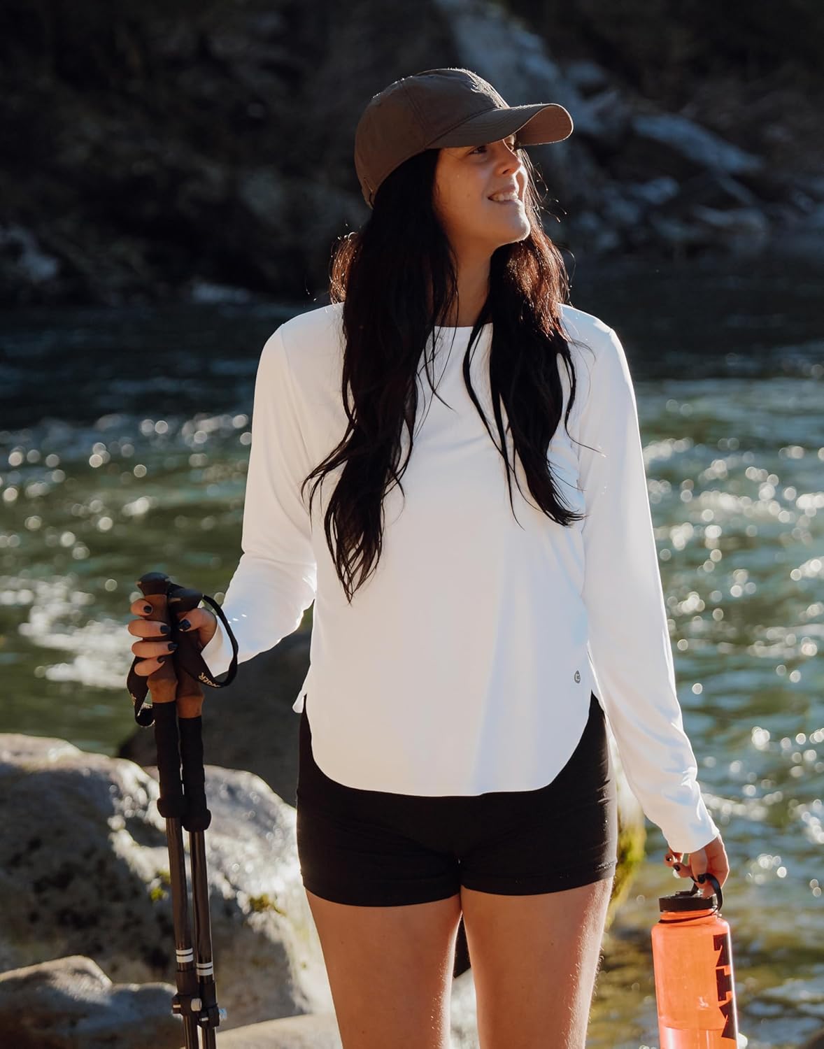 Women's Sun Shirts UPF 50+ Long Sleeve UV Protection Shirt Lightweight Quick Dry Workout Hiking Tops for Women