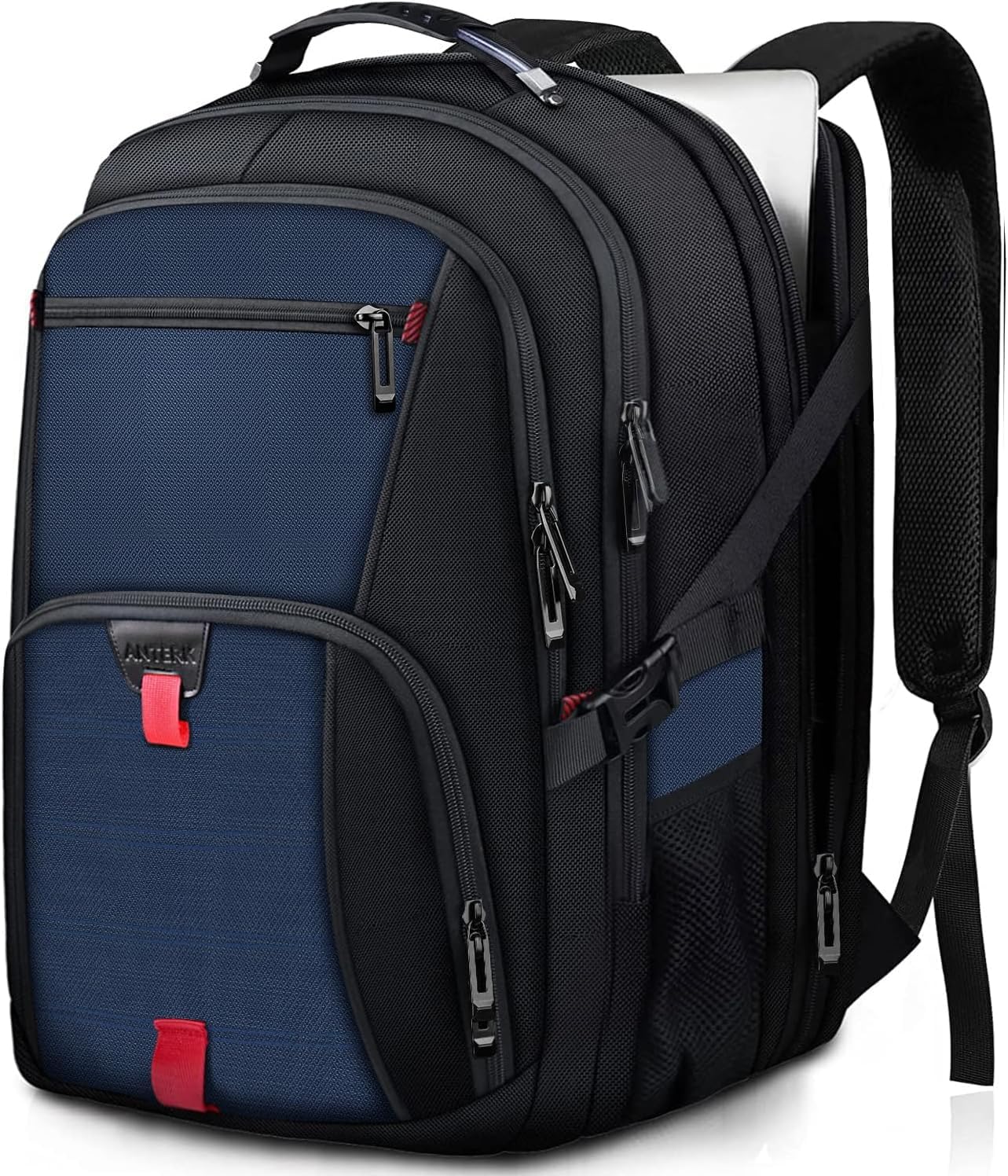 ANTERK Extra Large Backpack, Travel Laptop Backpack, Sturdy TSA Water Resistant 17.3 Inch Carry on Backpacks, Anti Theft Business Computer Backpacks Gifts for Men Women, Purple