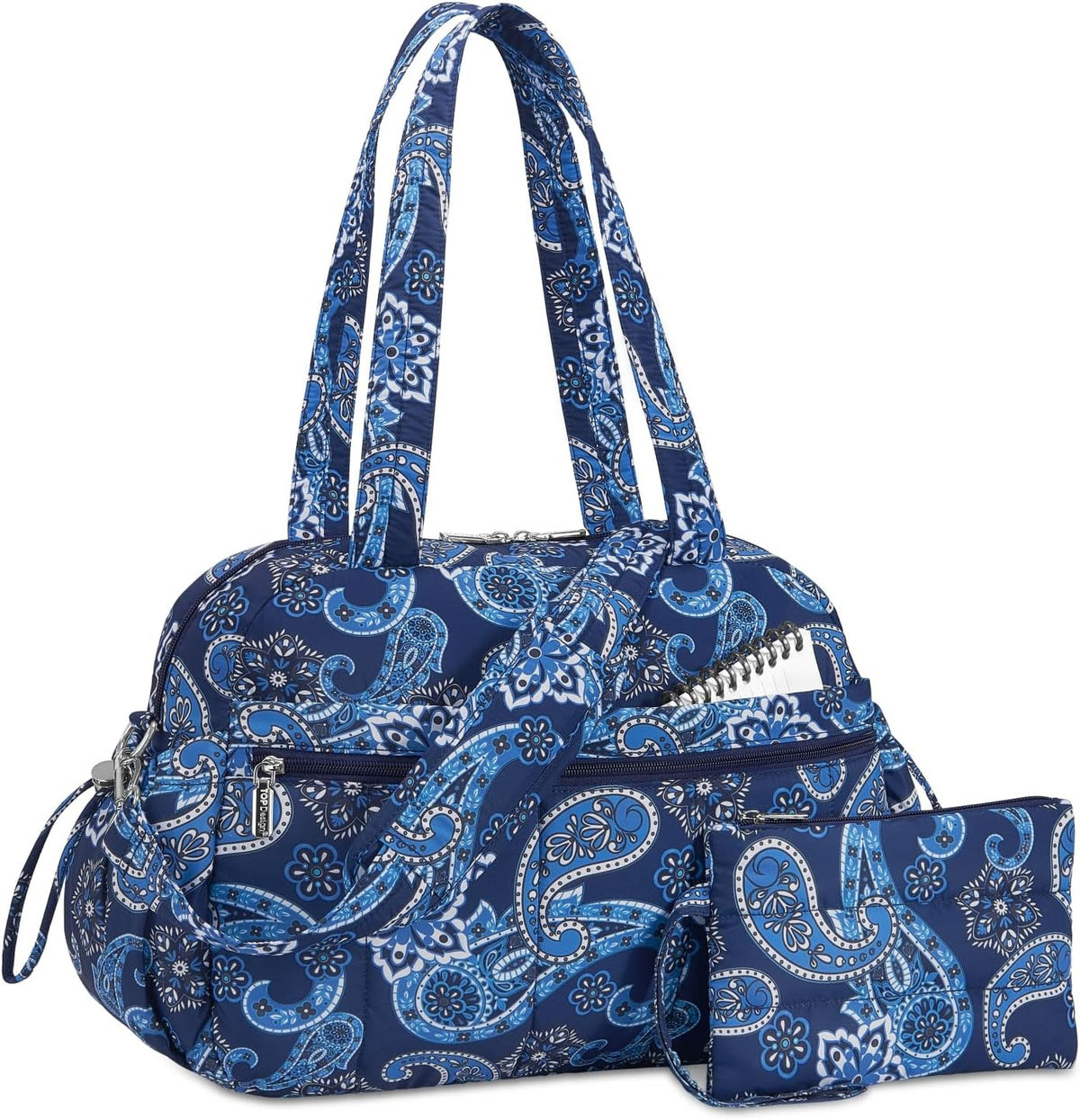 TOPDesign Travel Duffel Bag, Puffy Carry On Overnight, Gym Bag w/Wet Pocket