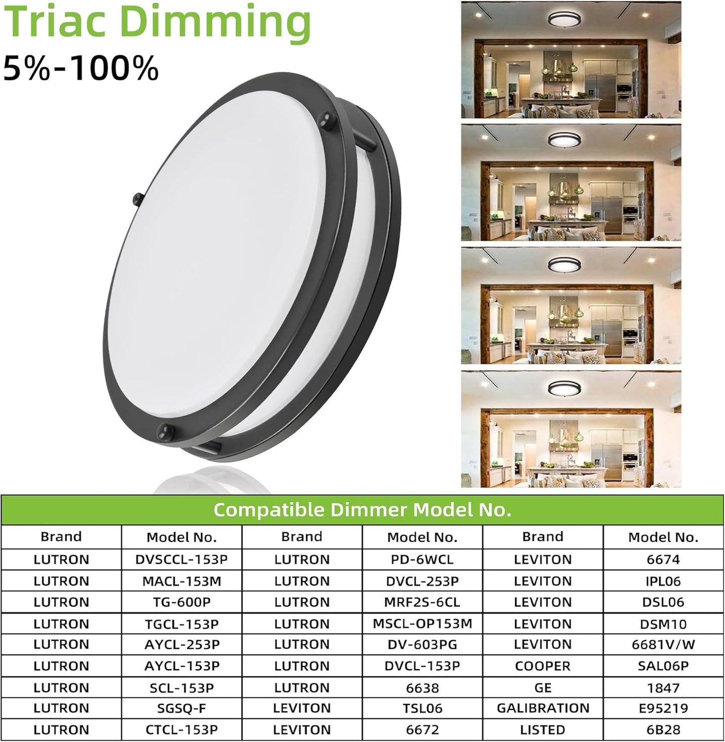 hykolity 13 inch Flush Mount LED Ceiling Light Fixture, 2700K/3000K/3500K/4000K/5000K Adjustable Ceiling Lights, Oil Rubbed Bronze Saturn Dimmable Lighting for Hallway Bathroom or Kitchen, ETL Listed