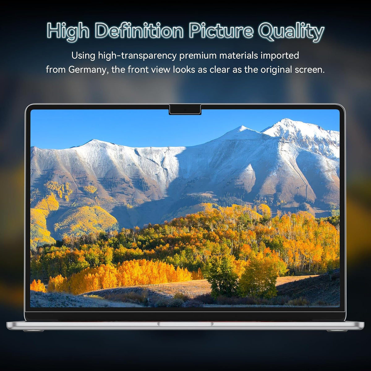 360° Privacy Screen for MacBook Air 15 Inch (2023-2026, M2 M3 M4 M5) - A2941 A3114 A3241 A3448, 4 Way Privacy Anti Glare Blue Light Filter Shield Film Anti Spy Laptop Protector for Mac 15.3In Computer