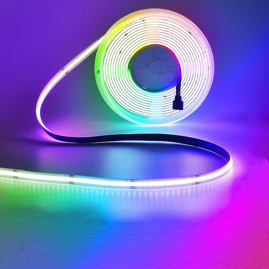 RGB COB Led Strip Light 32.8ft, 5760 LEDs 10mm Width