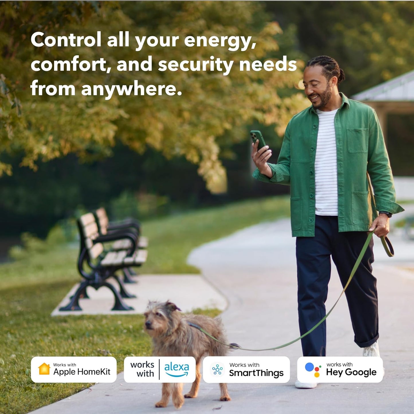 ecobee Smart Thermostat Enhanced - Programmable Wifi Thermostat - Works with Siri, Alexa, Google Assistant - Energy Star Certified - Smart Home