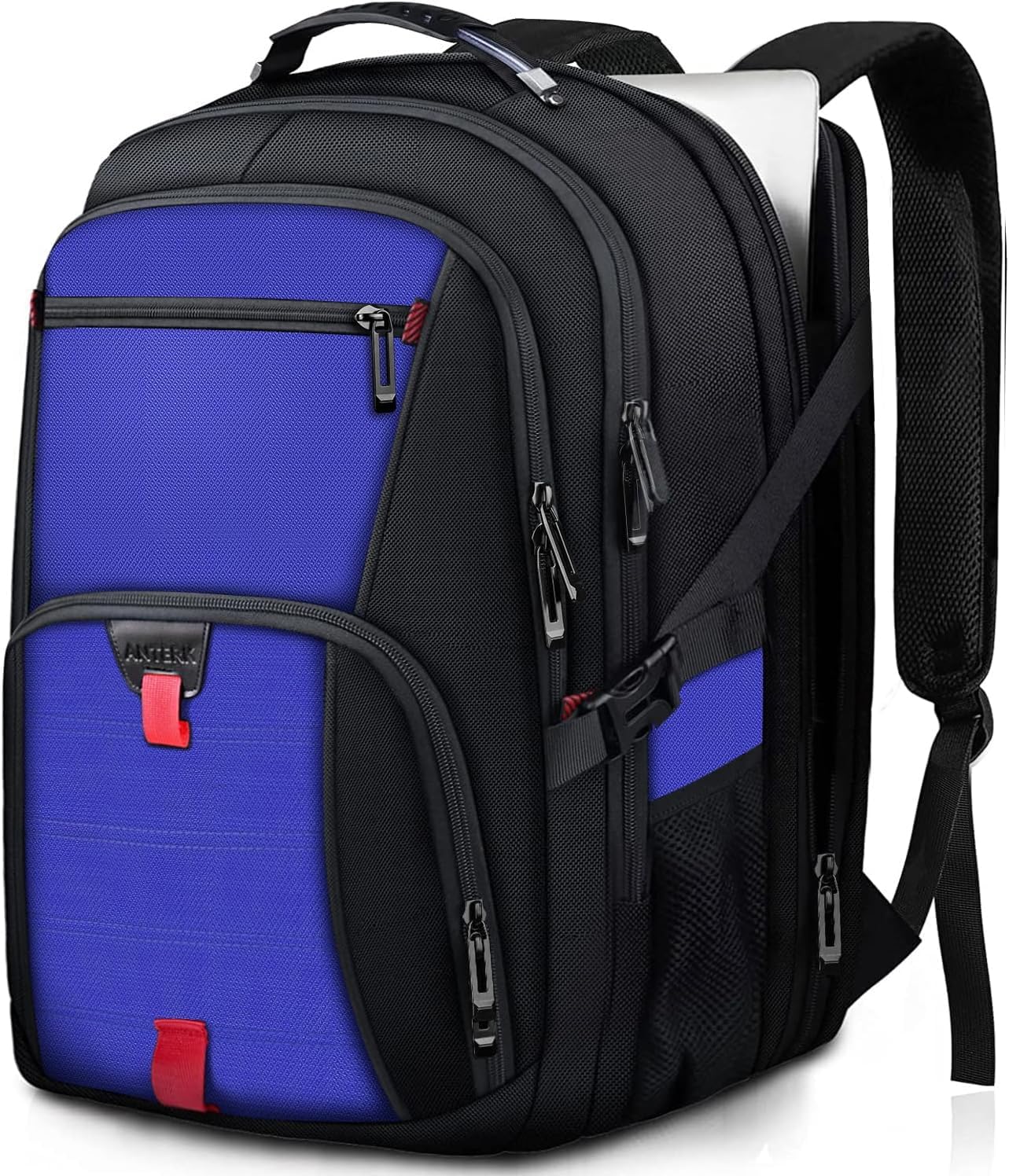 ANTERK Extra Large Backpack, Travel Laptop Backpack, Sturdy TSA Water Resistant 17.3 Inch Carry on Backpacks, Anti Theft Business Computer Backpacks Gifts for Men Women, Red
