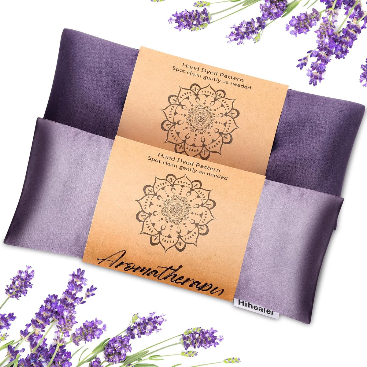 Hihealer Weighted Eye Mask for Sleeping, Lavender Eye Pillow for Spa Yoga