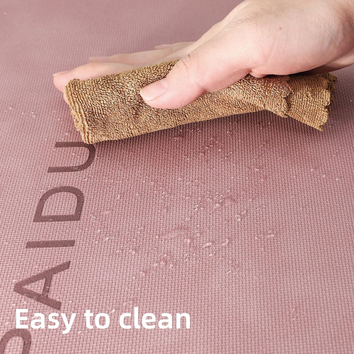PAIDU POE Yoga Mat （10mm）Extra Thick Fitness Mat 72"x24" with Carry Strap