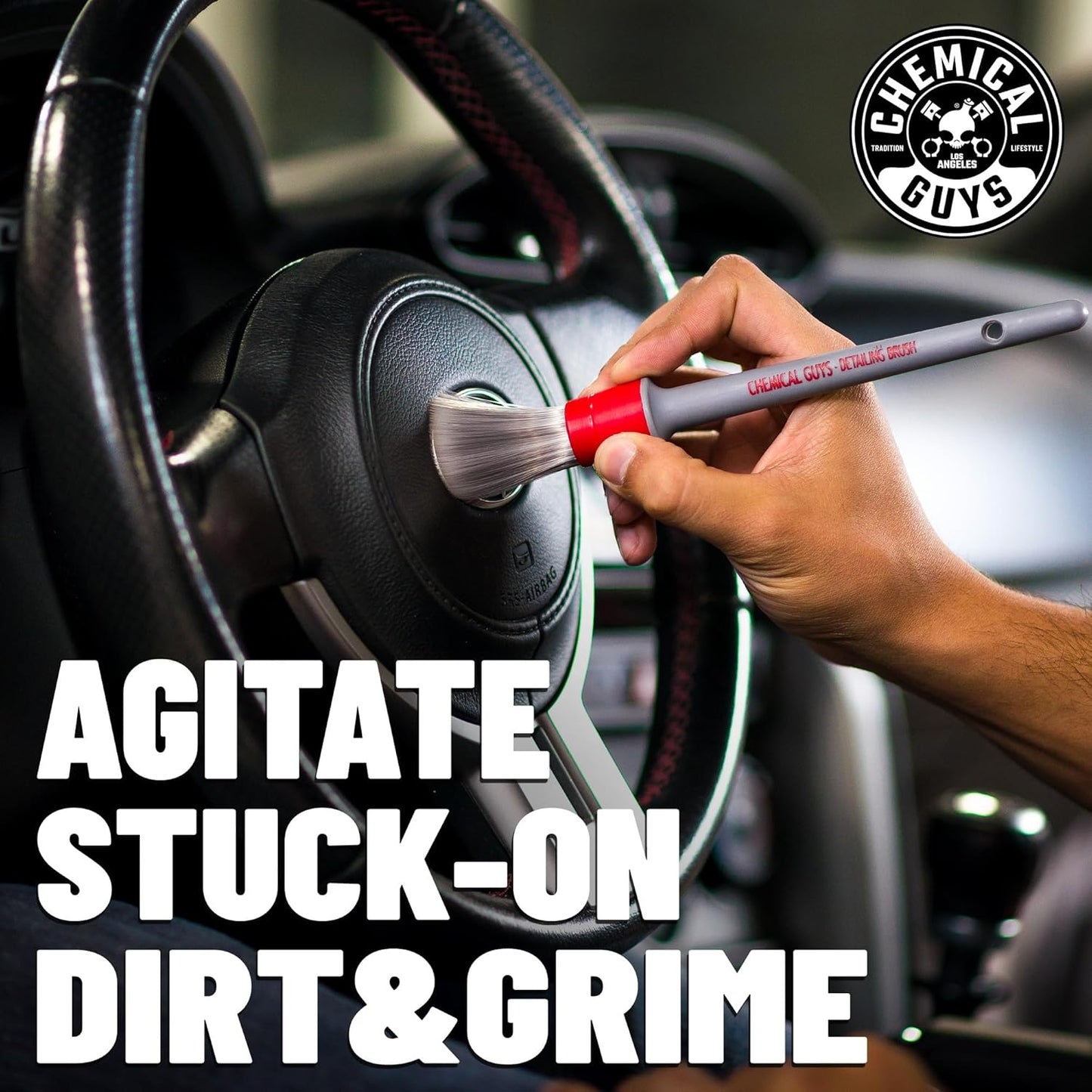 Chemical Guys Car Interior Detailing Kit - VRP Protectant, Nonsense Cleaner, Streak Free Glass Cleaner, 3 Detailing Brushes, 3 Towels, 2 Applicators, 11-Items