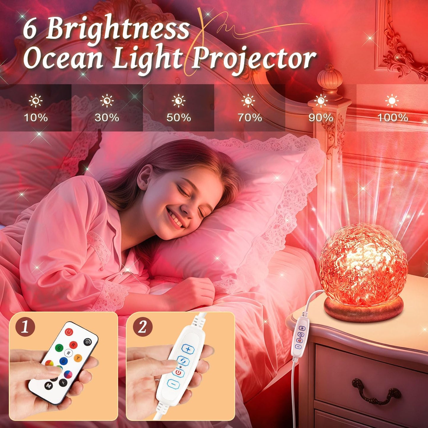 Teen Girl Gifts Trendy Stuff Mood Lighting,18 Colors Birthday Graduation Gifts Aurora Light Projector for Bedroom,Dimmable Ambient Lighting Northern Lights Projector &Night Light Projector with Remote