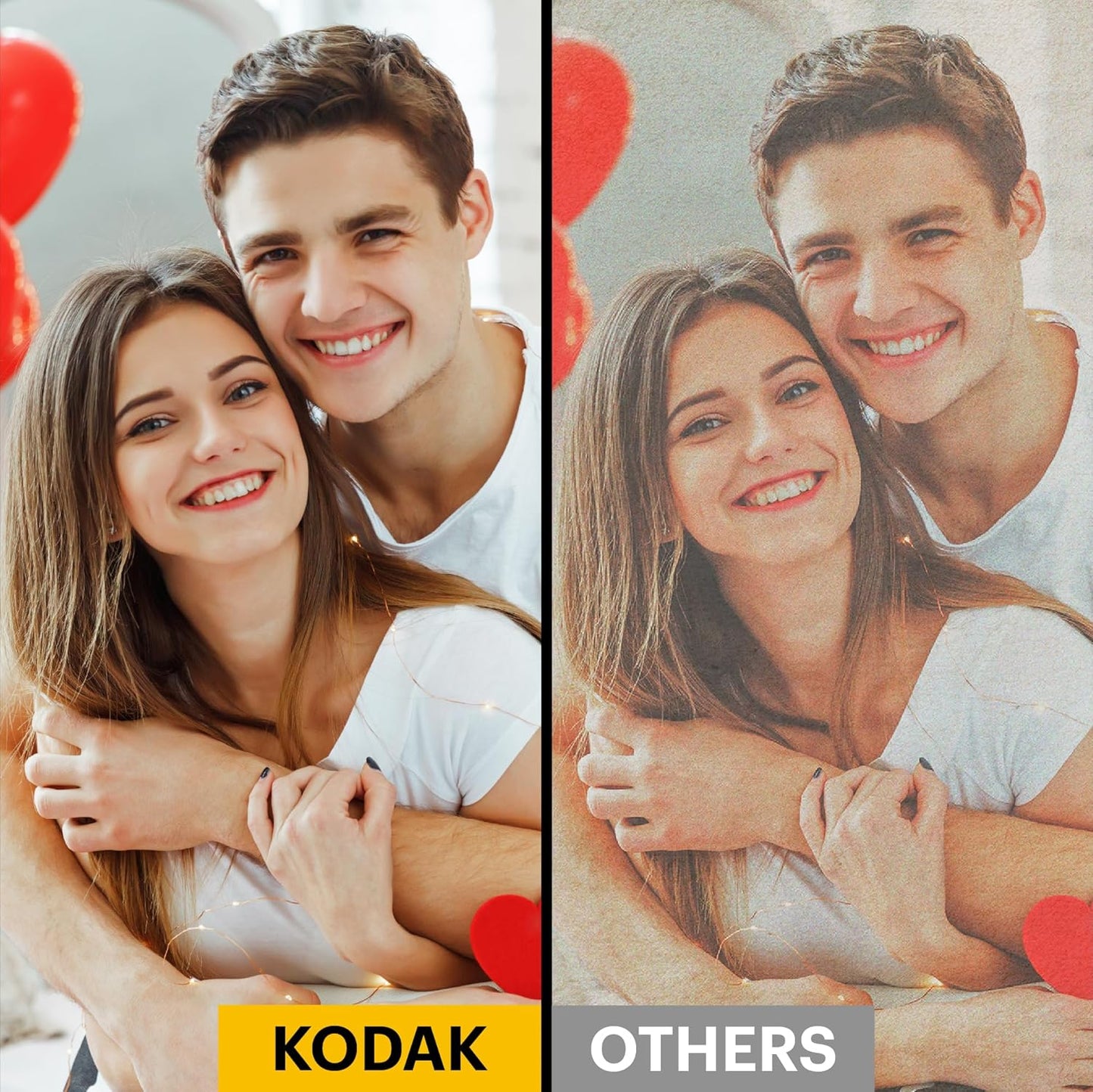 KODAK Dock Plus 4x6'' Photo Printer, 50 Sheets, Docking & Bluetooth Smartphone Printer for iPhone & Android, Instant Color Prints, 4PASS Dye Sublimation