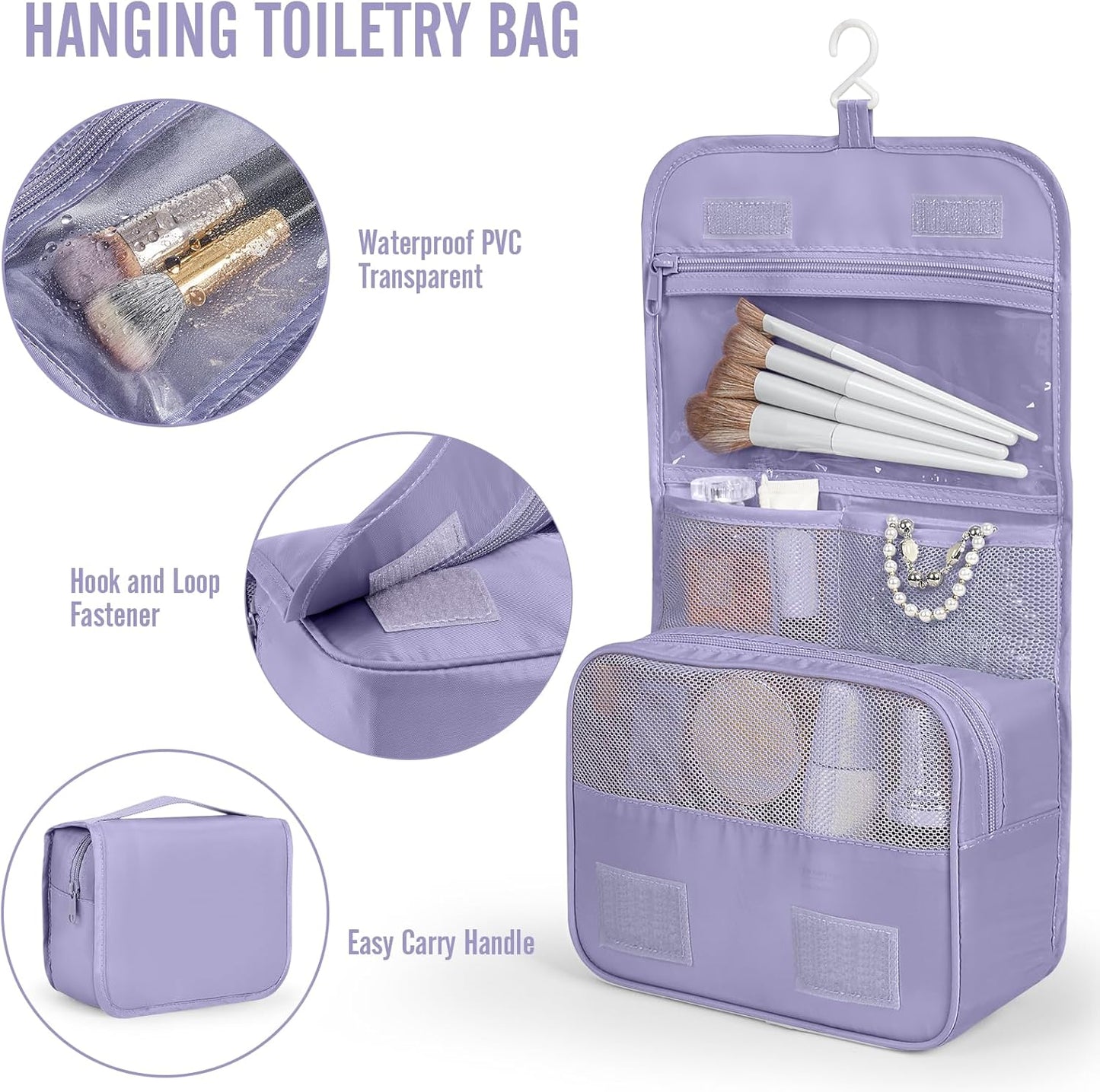 Veken 10 Set Packing Cubes for Travel Essentials, Suitcase Organizer Bags in 4 Sizes, Carry-On Luggage Accessories with Laundry Bag, Airplane Must Have, Gifts for Women Men