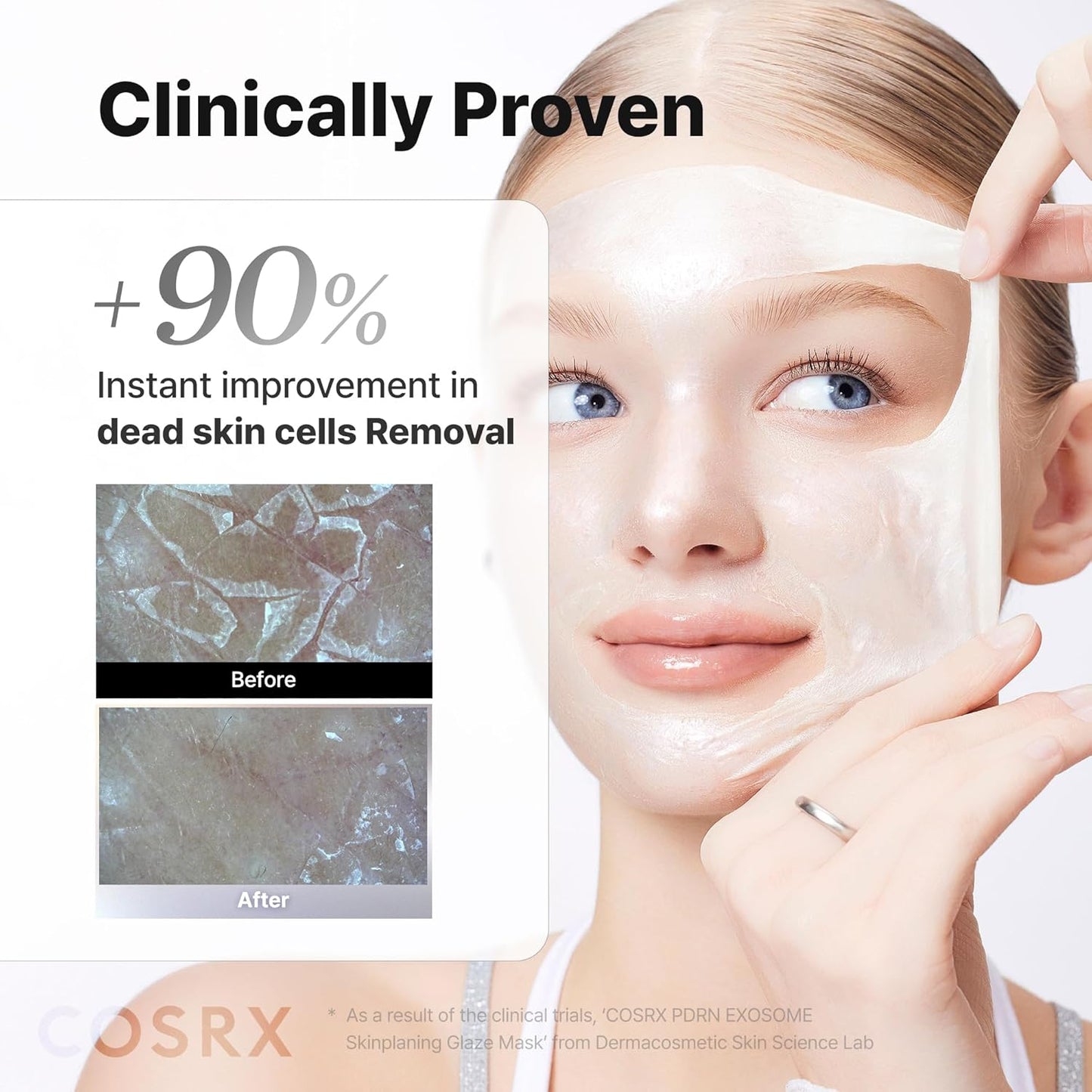 COSRX PDRN EXOSOME Glaze Wrapping Mask with SALMON DNA PDRN, +123% Skin Hydration, Instant Glow, Easy Peel-Off Overnight Mask, Elasticity & Firmness Care, Korean Skin Care, 1.69 fl. Oz