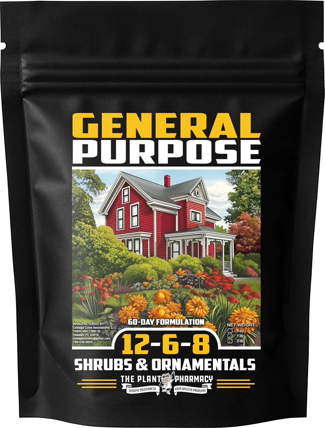 Fertilizer Commercial Grade | Bougainvillea Winter Mix 16-6-11 | 3 Pounds | Custom Professional Mix | Cold-Season Bloom Formula | Controlled Release Nutrition | Micronutrients | Vivid Color & Growth