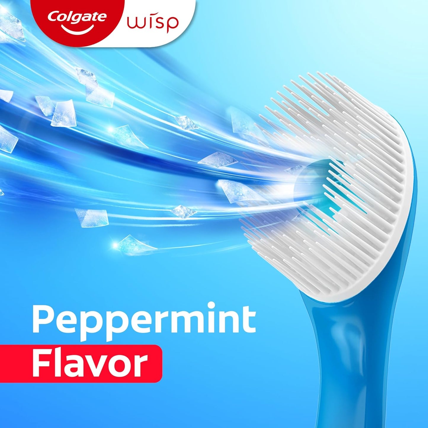 Colgate Max Fresh Wisp Disposable Mini Travel Toothbrushes, Peppermint, 24 Count (Pack of 4)
