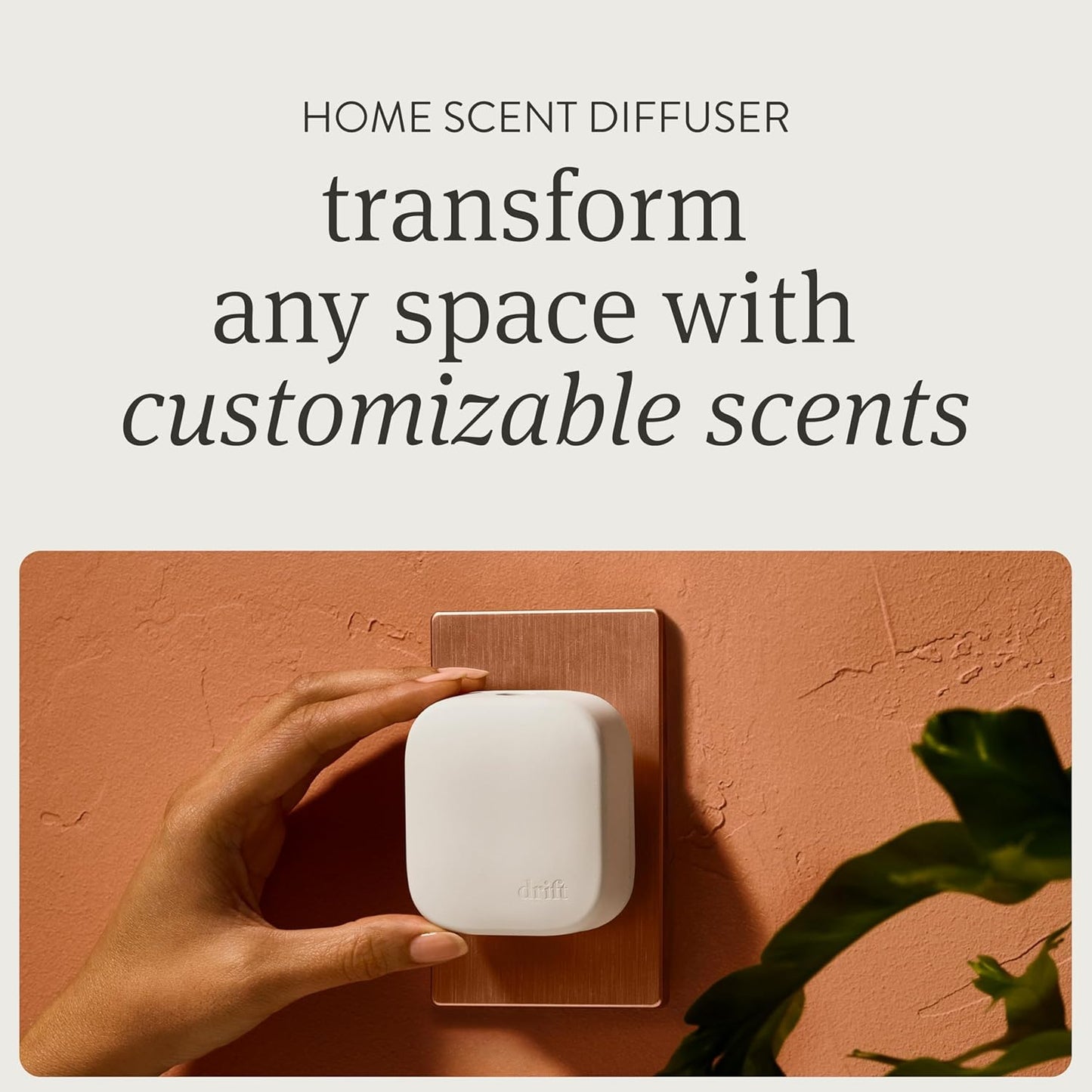 Drift Home Scent Diffuser Starter Kit in Teak - Adjustable and Long Lasting Diffuser Aroma - Clean Ingredients, Pet Safe