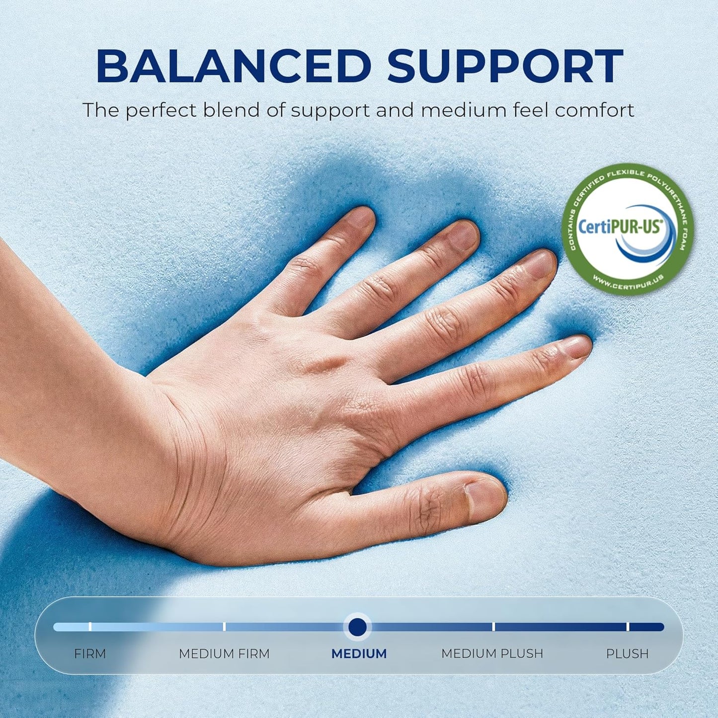 Neo Sleep 8 Inch Full Cooling Gel Memory Foam Mattress, Medium Feel Comfort & Support with Pressure Relief, Breathable Memory Foam, CertiPUR-US Certified, Mattress in a Box (Full, 8 in)